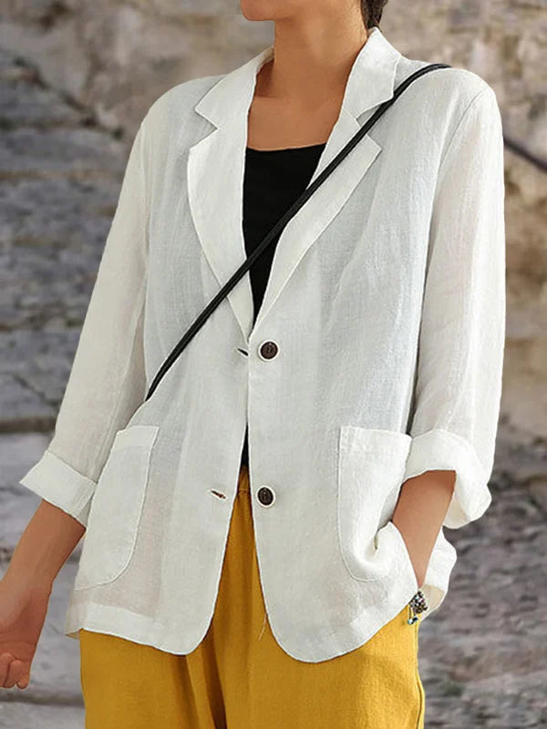 Lumi - Women's Linen Casual Blazer Light and Stylish