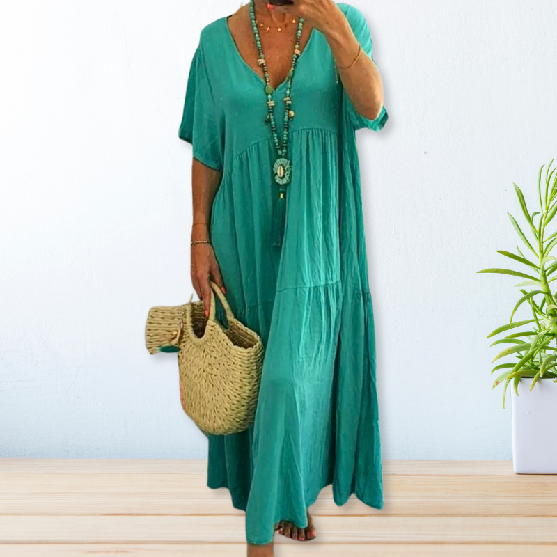 Jolaine - Women's Relaxed Fit Summer Maxi Dress (Plus Size Available) - photo 6