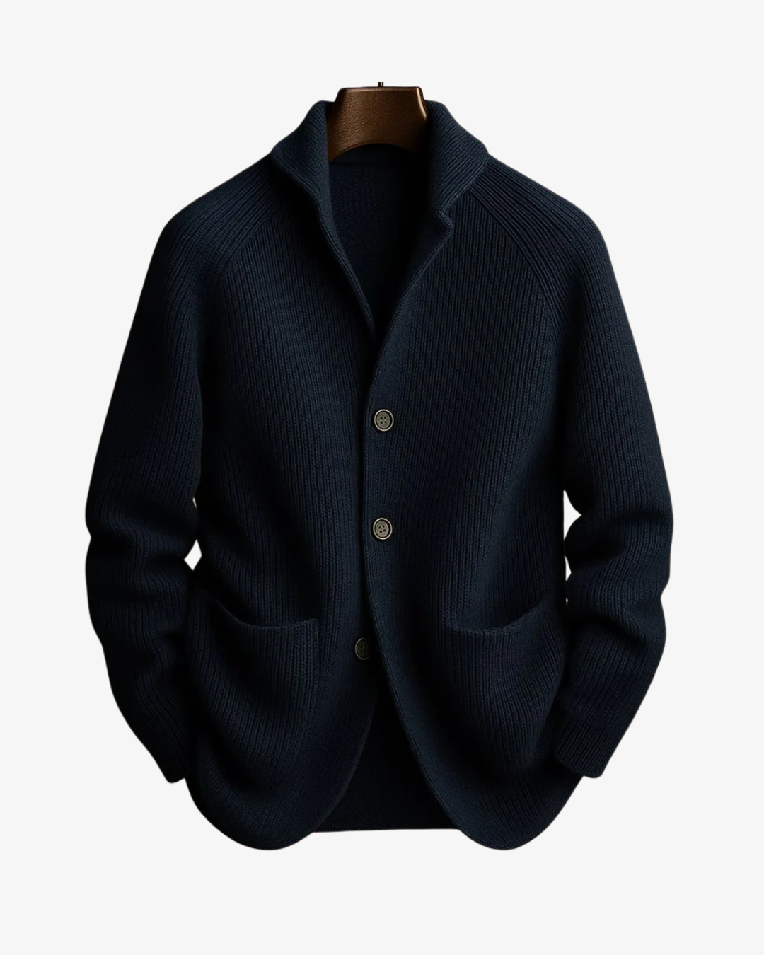 Cardigan en maille ajusté pour femme, boutonné sur le devant