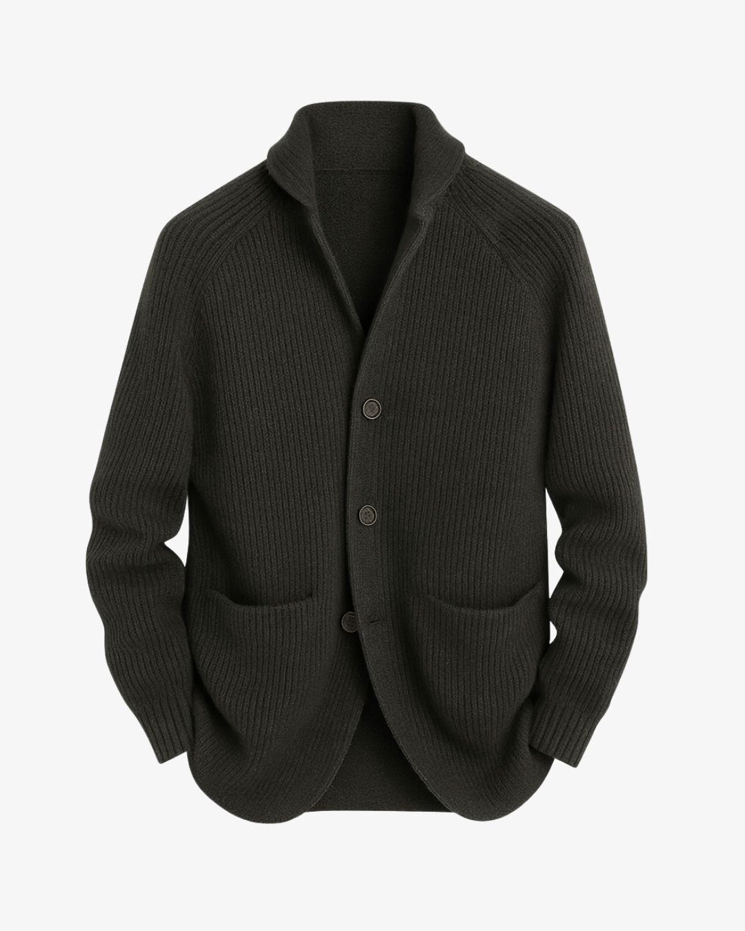 Cardigan en maille ajusté pour femme, boutonné sur le devant