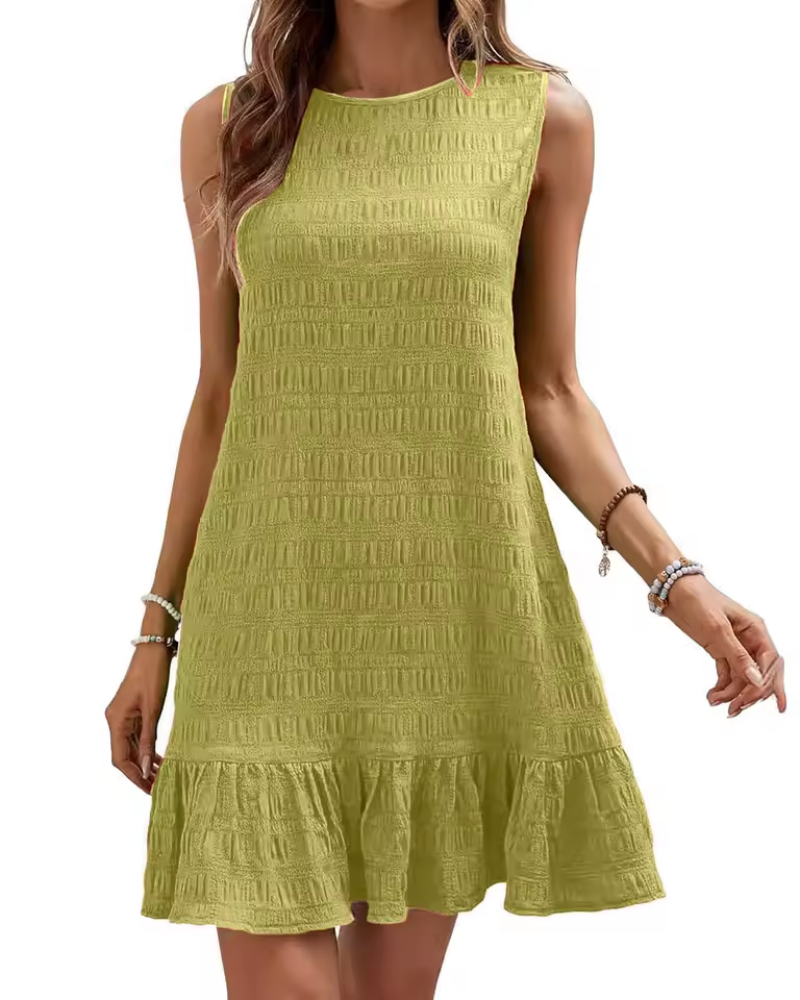 Luciana - Women's Textured Mini Dress