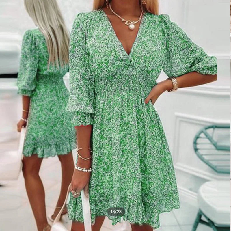 Tegan - Women's Boho Mini Dress