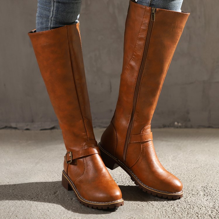 Ada - Women's Knee-High Riding Boots - photo 1