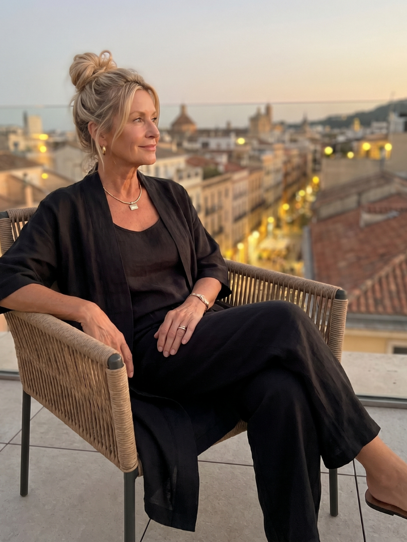 Shannon - Women's Three Piece Set with Long Cardigan
