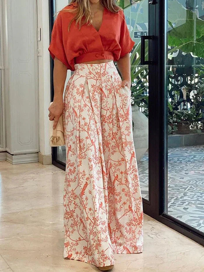 Diana - Women's Two-Piece Set Summer Elegance