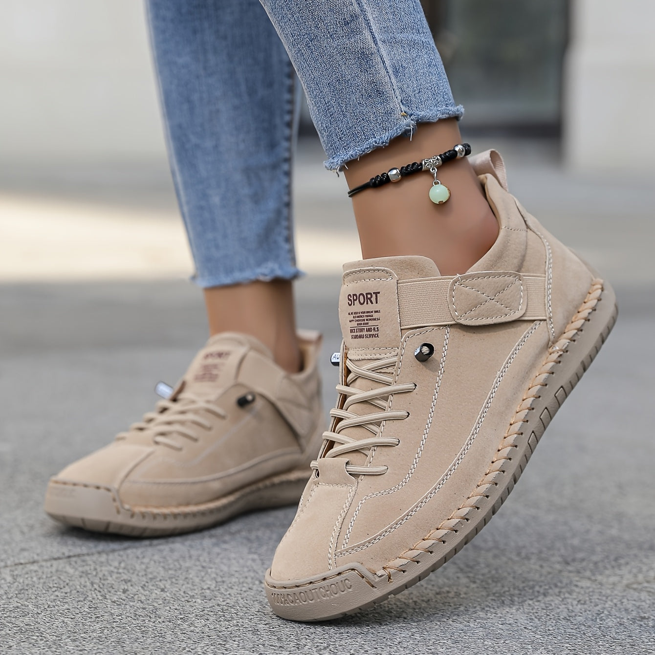 Scarpe basse leggere e confortevoli da donna con soletta ammortizzata