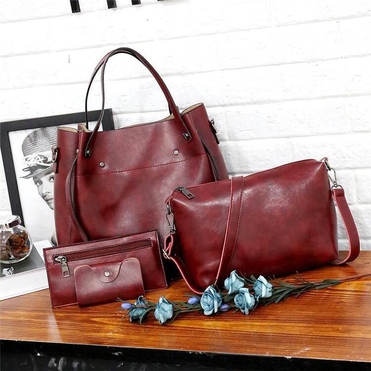 Georgia - Women's 4-Piece Vintage Bag Set