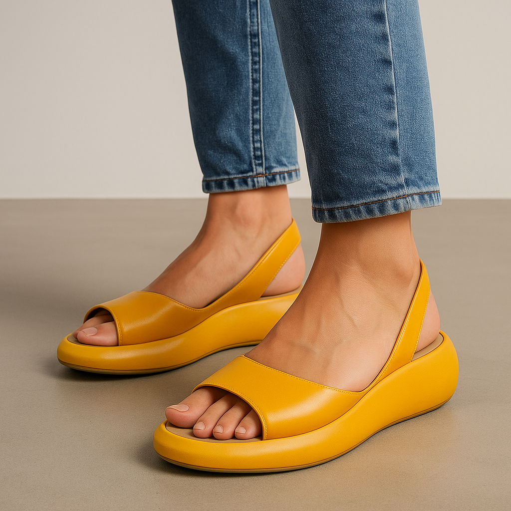 Ottilie | Platform Open Toe Slingback Sandals for Women