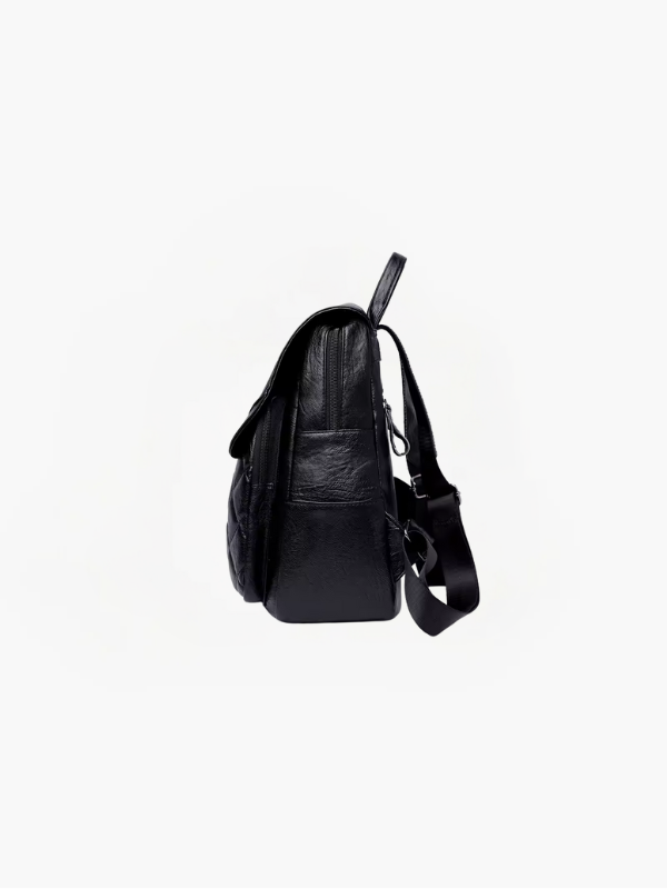 Luna - Women's Anti-Theft PU Leather Backpack with RFID Protection and Stylish Design