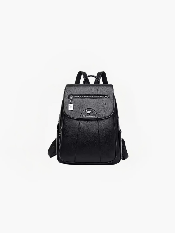 Ayla - Women's Anti-Theft PU Leather Backpack with RFID Protection and Stylish Design