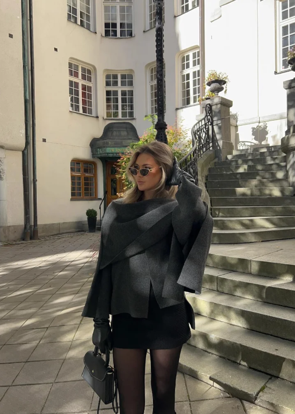 Vivian - Women's Luxe Cape Coat - photo 7
