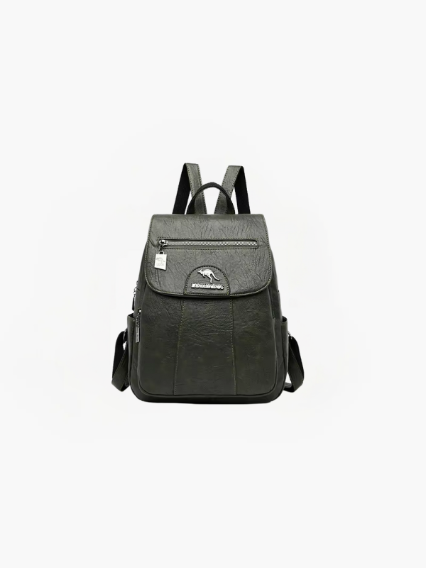 Ayla - Women's Anti-Theft PU Leather Backpack with RFID Protection and Stylish Design