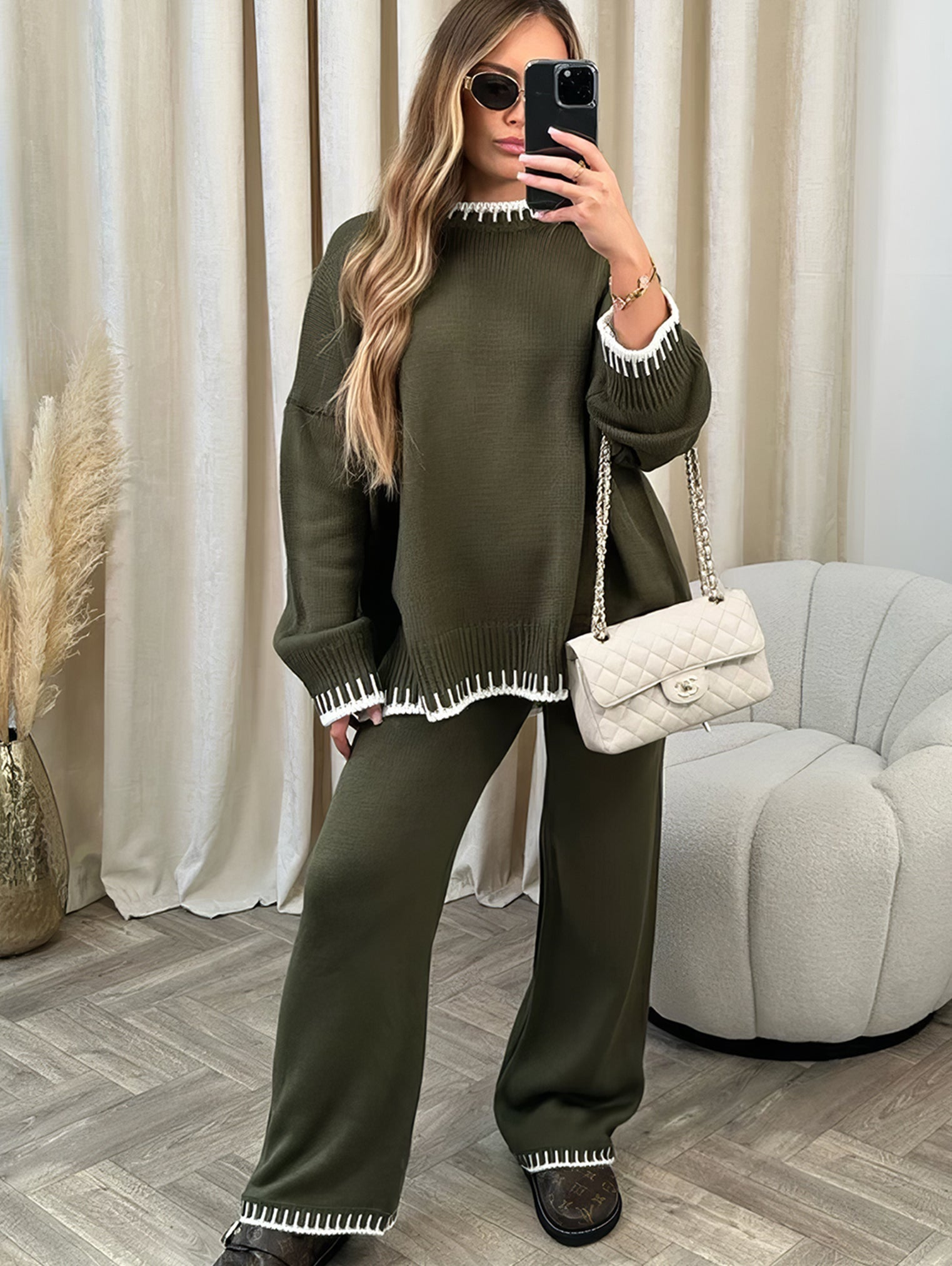 Giselle - Women's Contrast Stitch Set