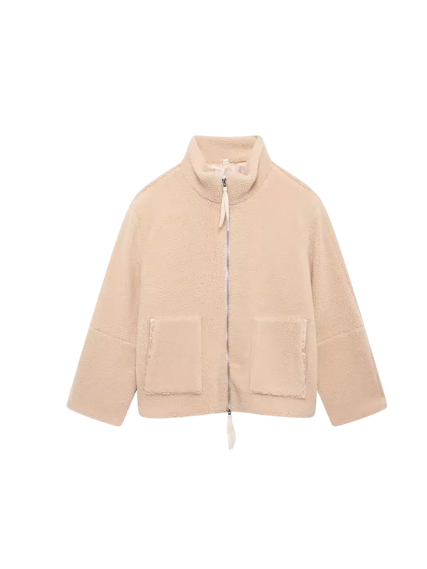 Daphne - Women's Oversized Sherpa Fleece Jacket Ultra-Soft and Stylish for Cold Weather