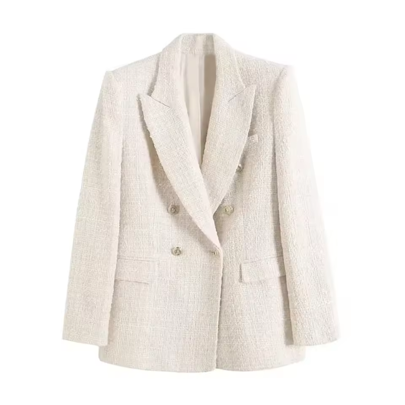 Anne - Women's Long-Sleeve Notched Collar Blazer