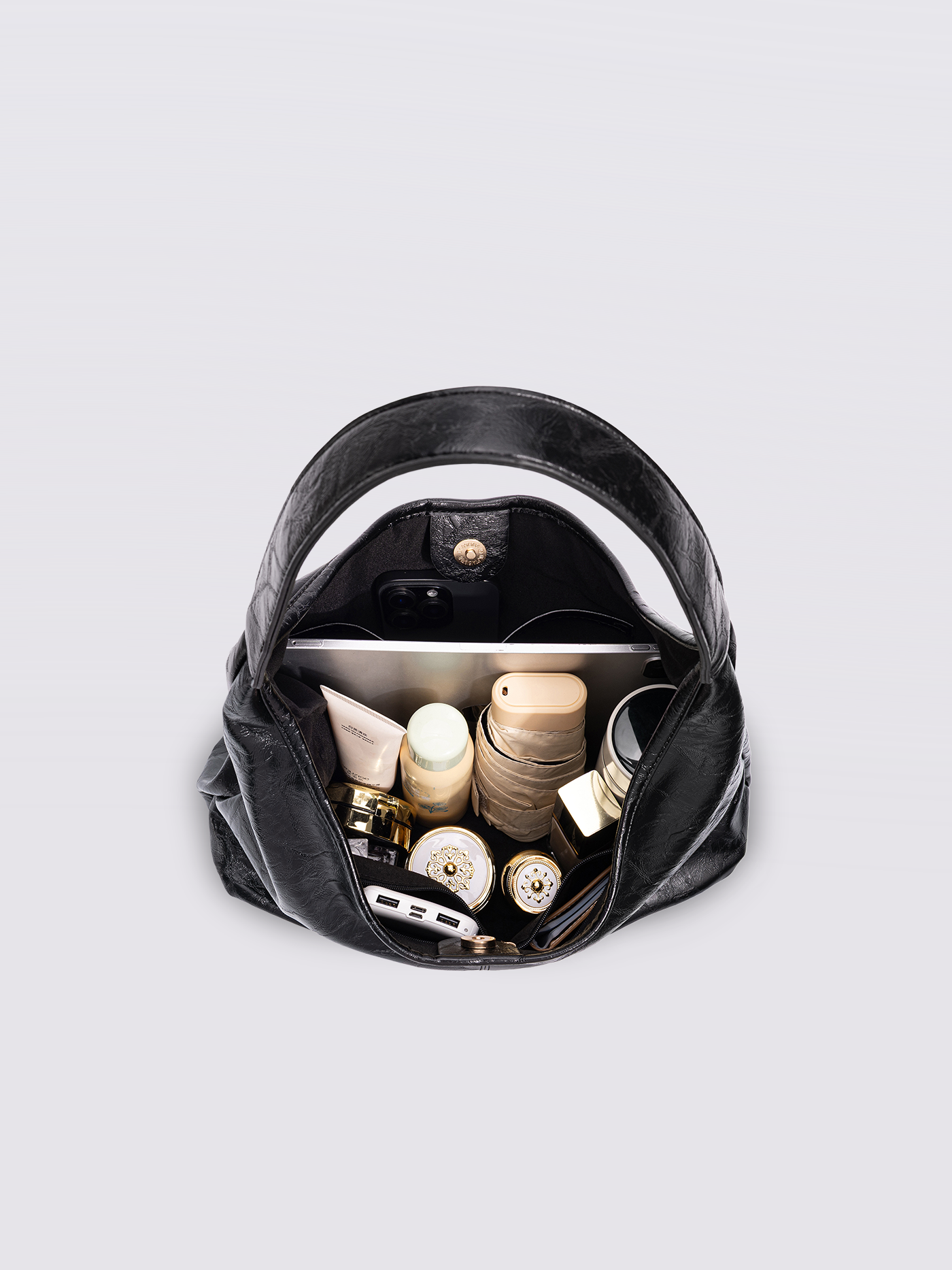 City Mood - Borsa tote effetto pelle morbida