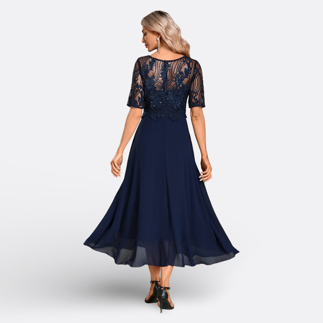 Women's Lace Midi Dress