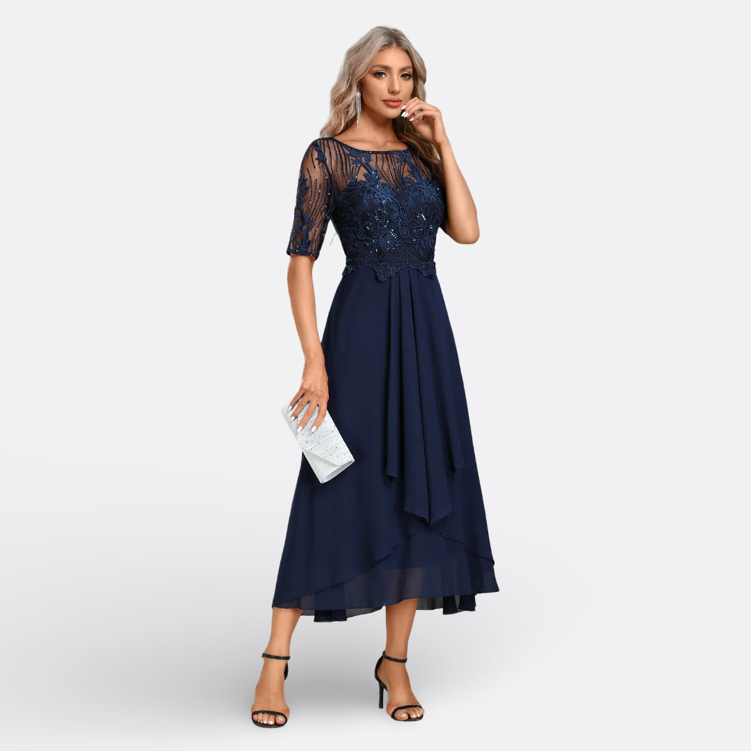 Women's Lace Midi Dress