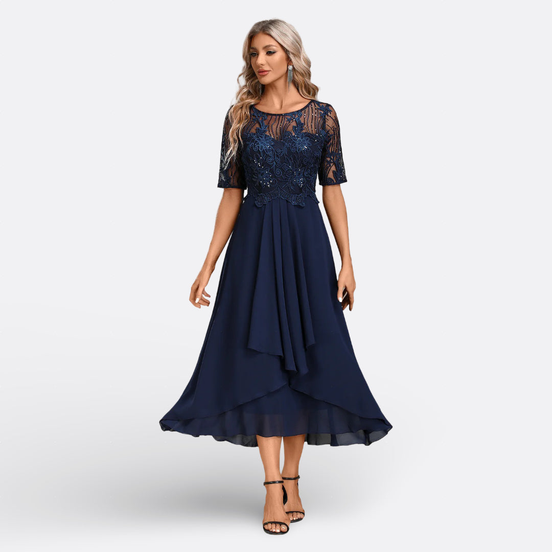 Women's Lace Midi Dress
