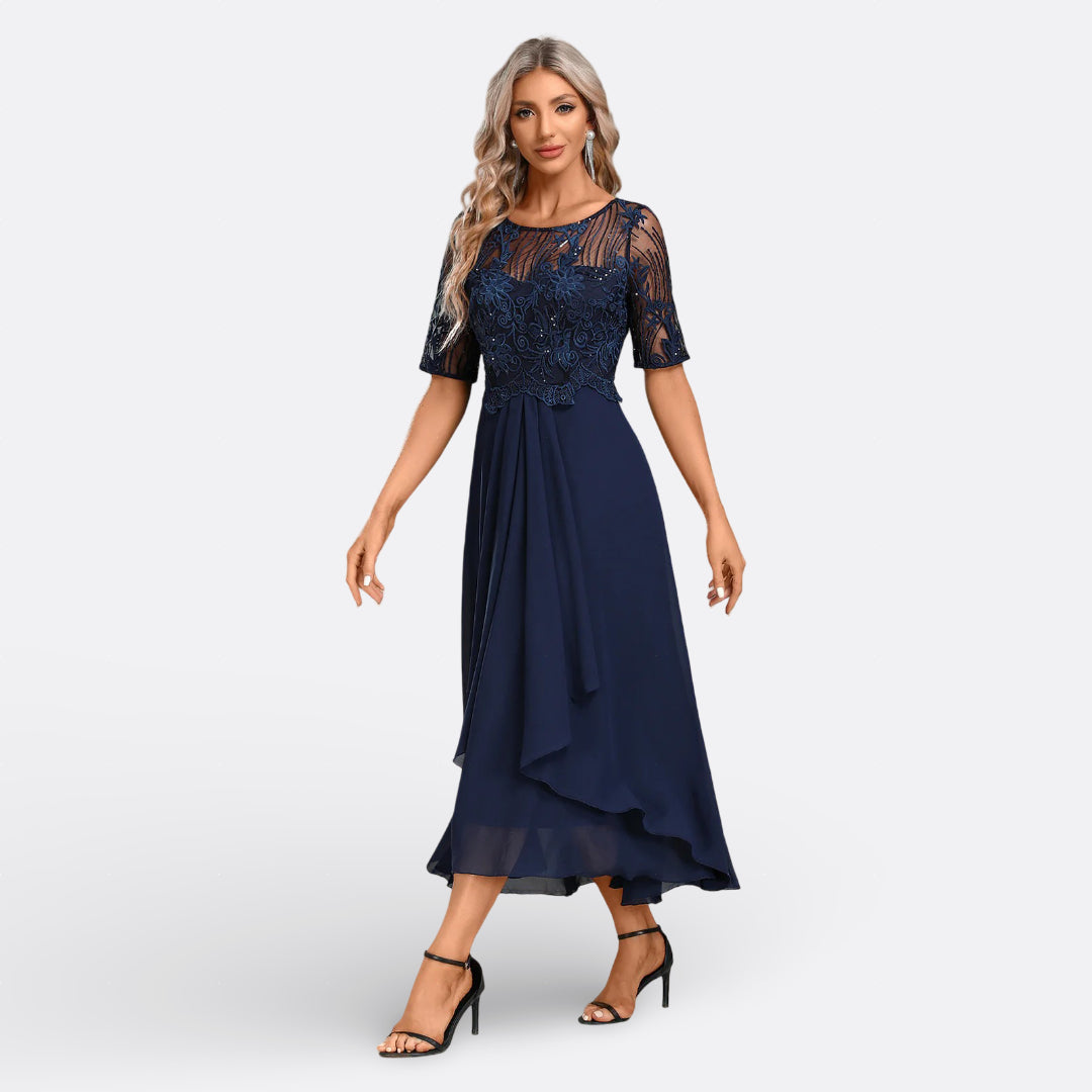 Women's Lace Midi Dress