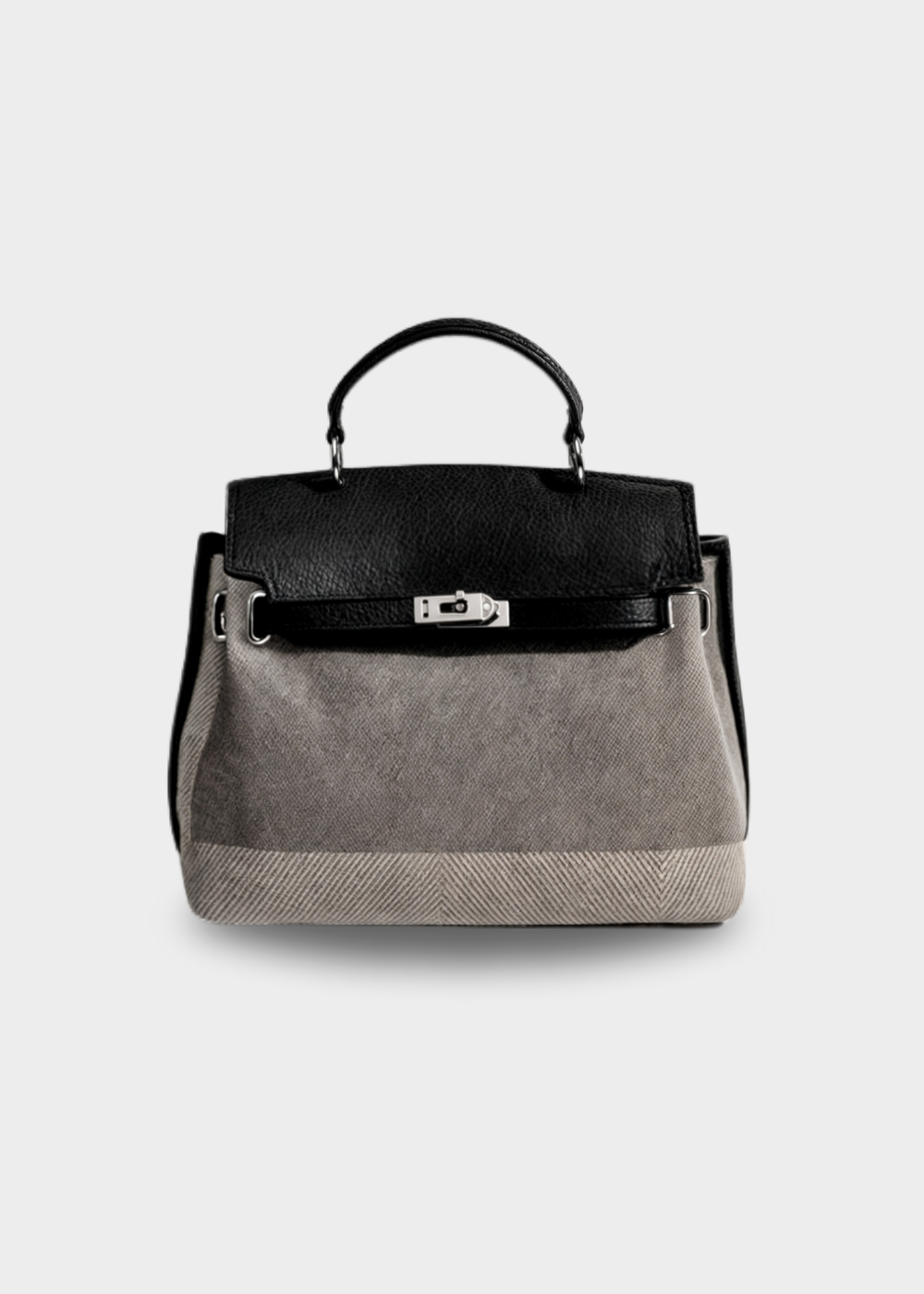 Emilia - Women's Cowhide Canvas Bag