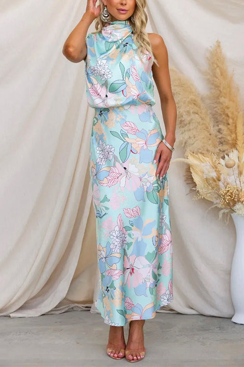 Fleur - Women's Floral Printed Maxi Dress - photo 2