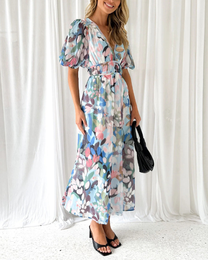 Taylor - Women's Floral Maxi Dress