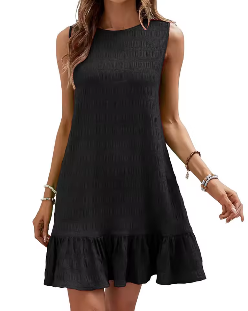 Luciana - Women's Textured Mini Dress