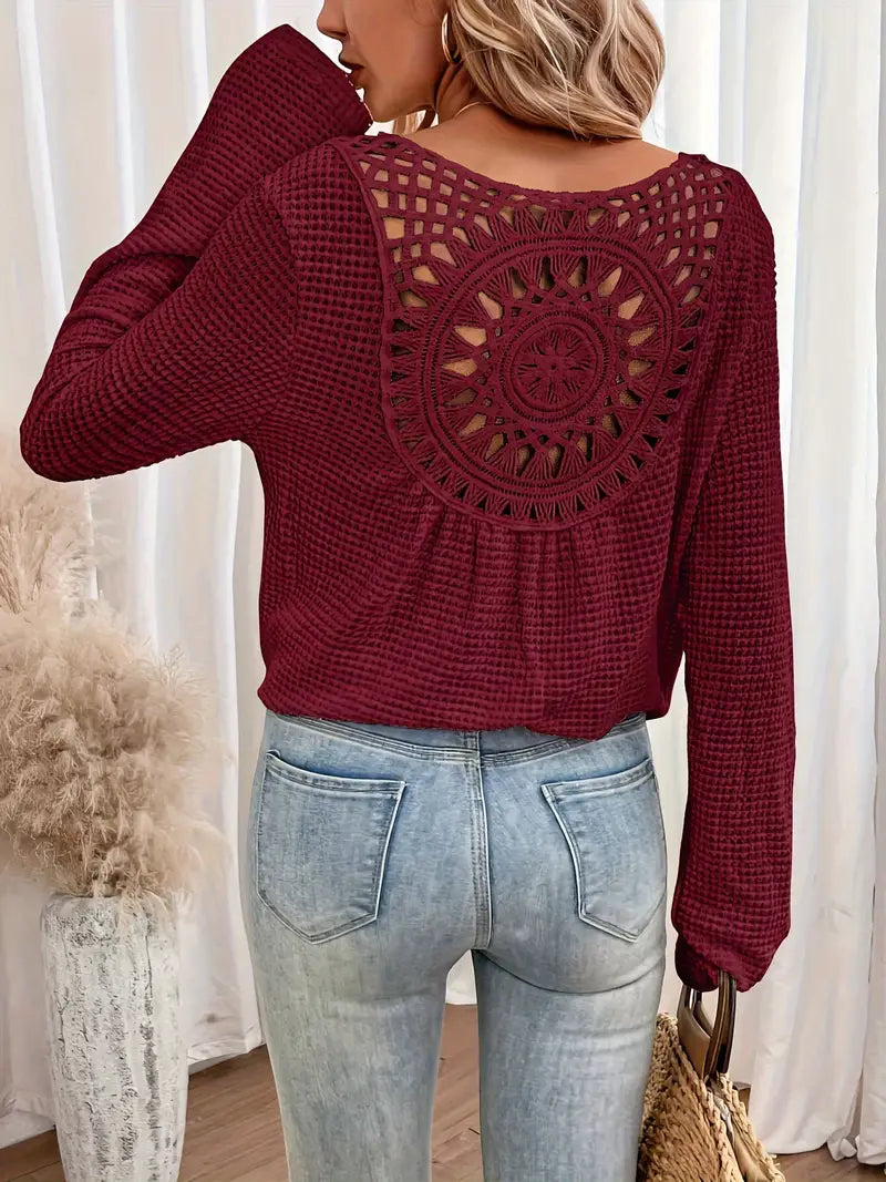 Miranda - Women's V-Neck Sweater