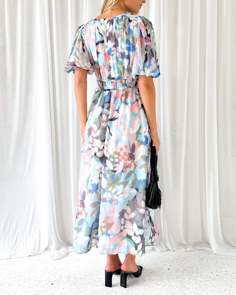 Taylor - Women's Floral Maxi Dress