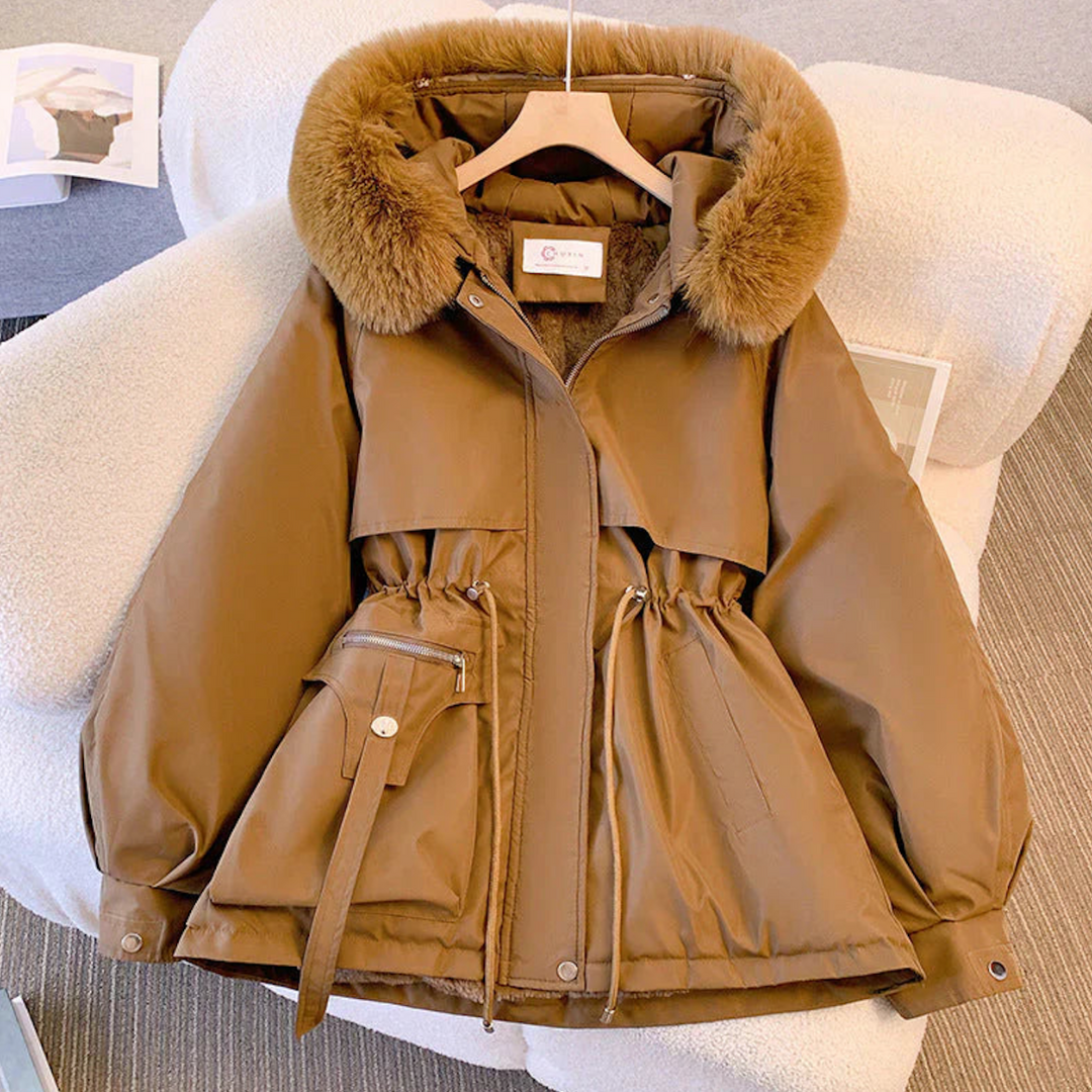 Brooke - Women's Fur-Collared Winter Jacket