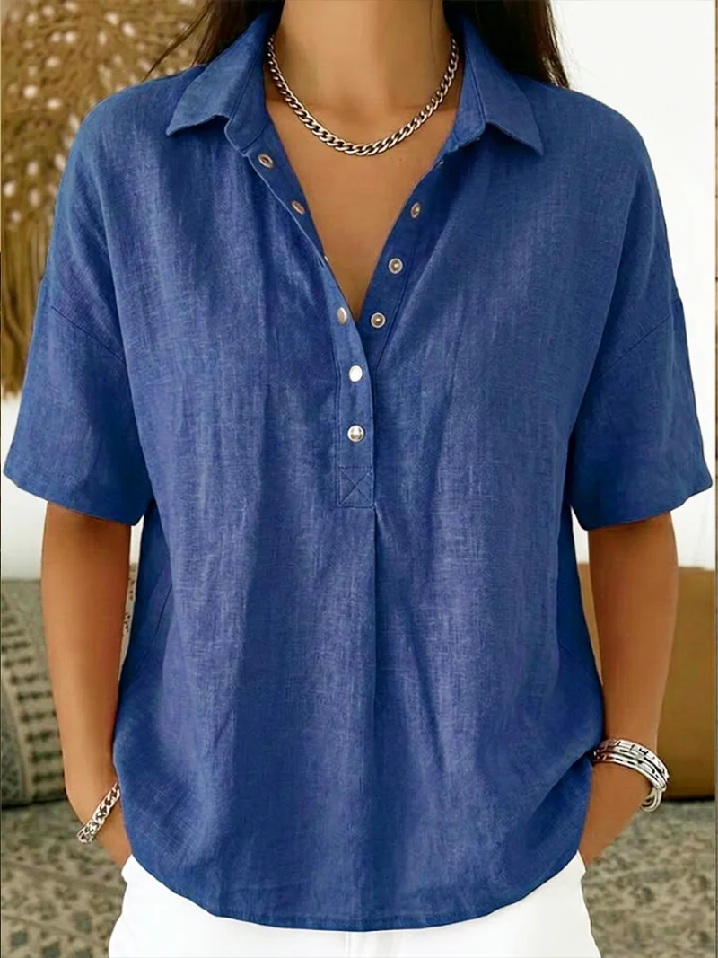 Quinley | Casual Button-Up Collar Shirt