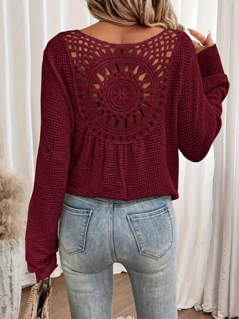 Miranda - Women's V-Neck Sweater