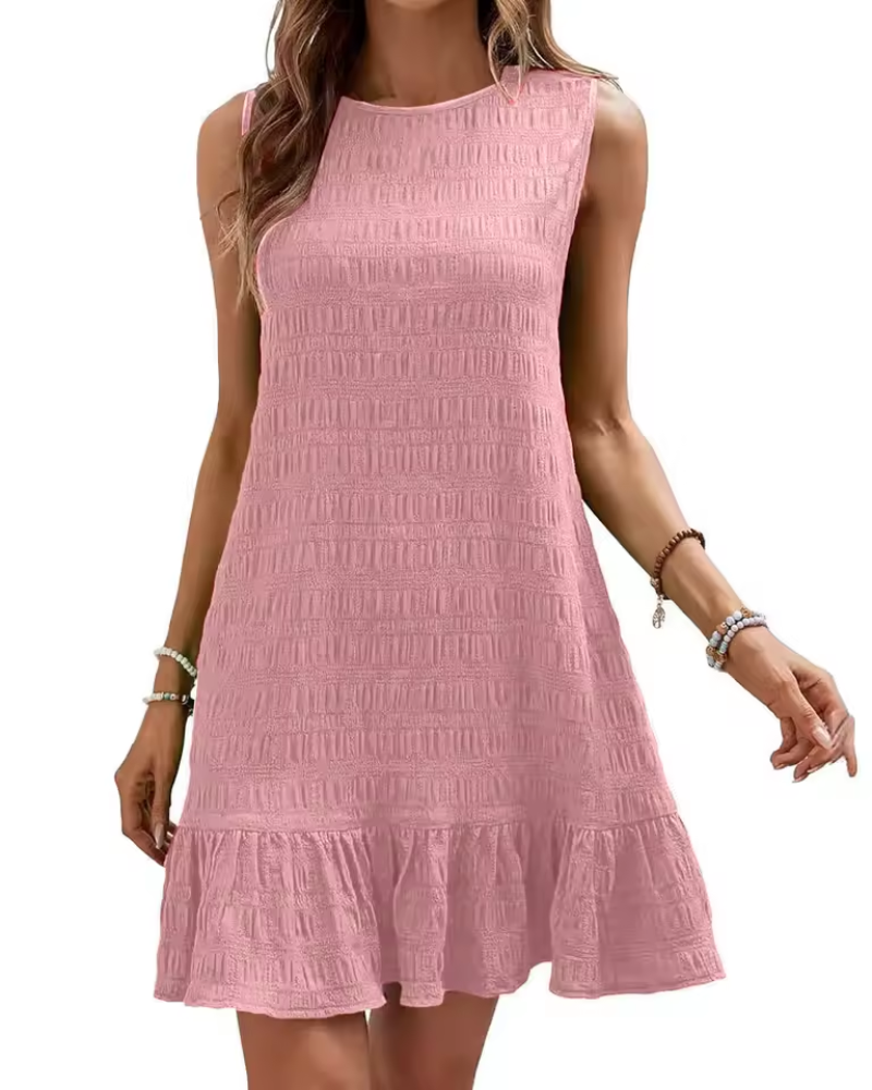 Luciana - Women's Textured Mini Dress