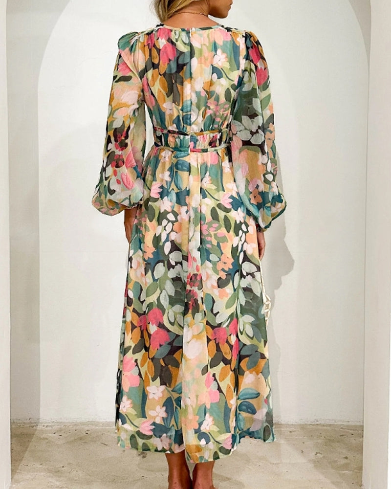 Taylor - Women's Floral Maxi Dress