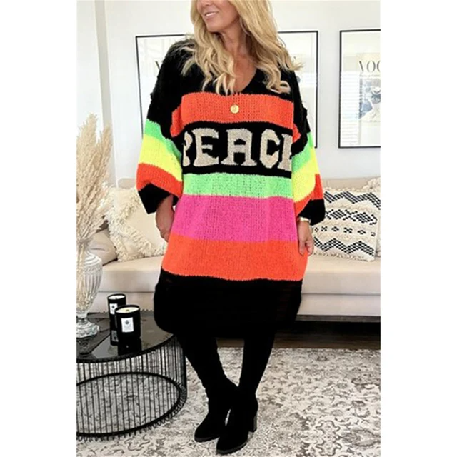 Lara - Women's Knitted Jumper Dress