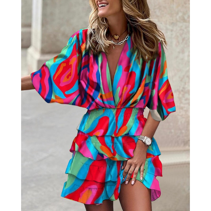 Ellie - Women's Floral Mini Dress - photo 1