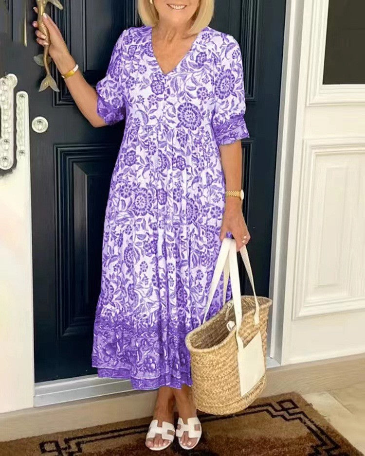 Camilla - Women's Relaxed Summer Maxi Dress - photo 5