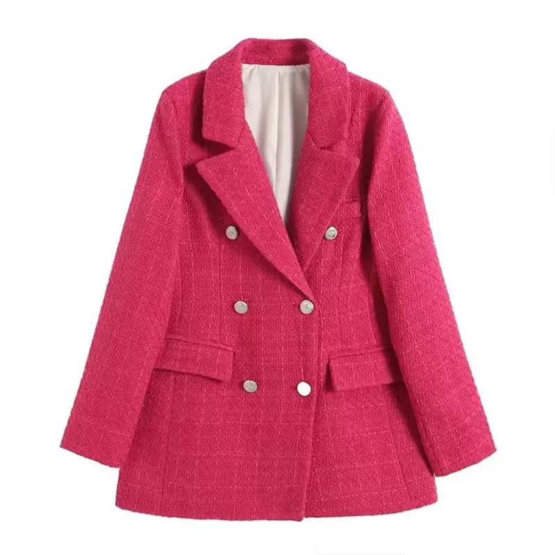 Anne - Women's Long-Sleeve Notched Collar Blazer