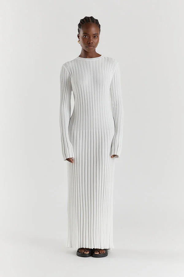 Cyra - Women's Ethereal Lines Maxi Dress