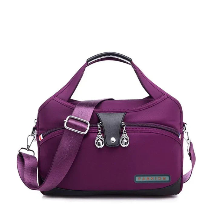 Bolso de mano elegante de mujer con cierre antirrobo