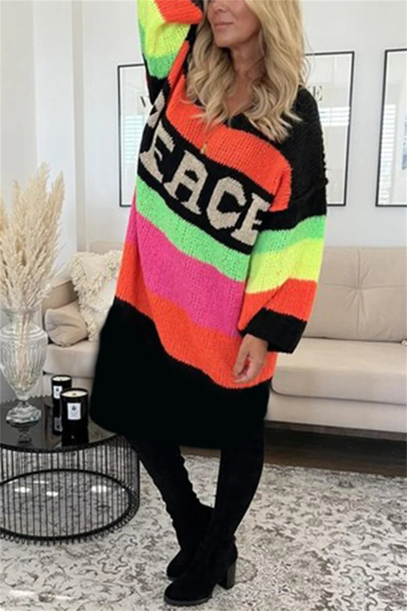 Lara - Women's Knitted Jumper Dress