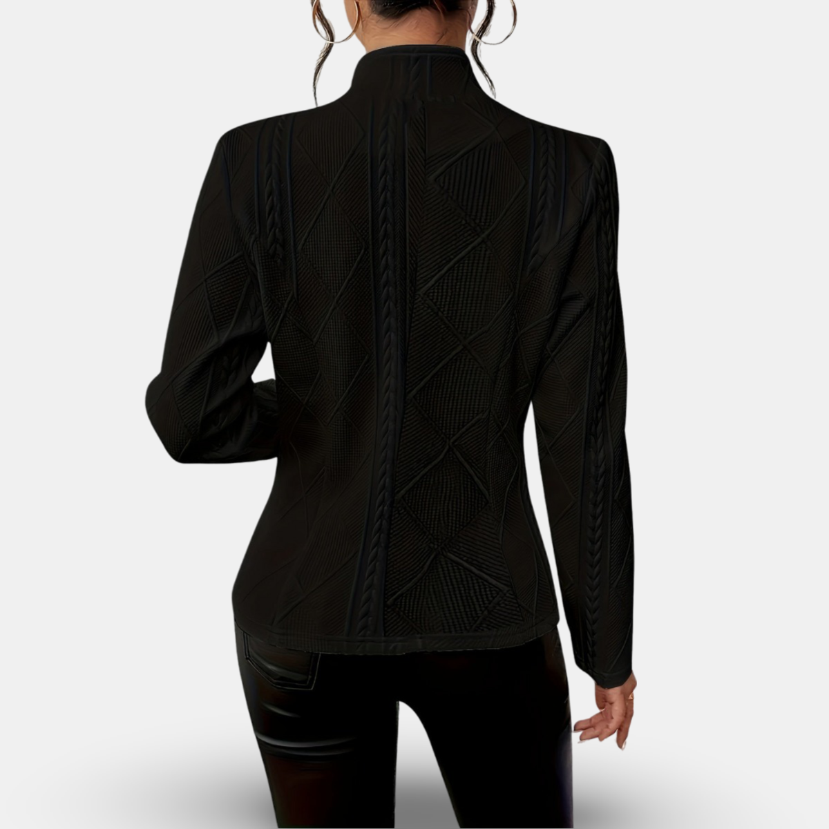 Clara - Women's Buttoned Blazer Jacket