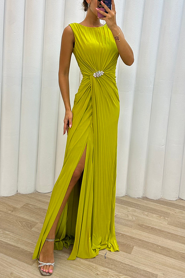 Deena - Women's Embellished Slit Evening Maxi Dress - photo 2