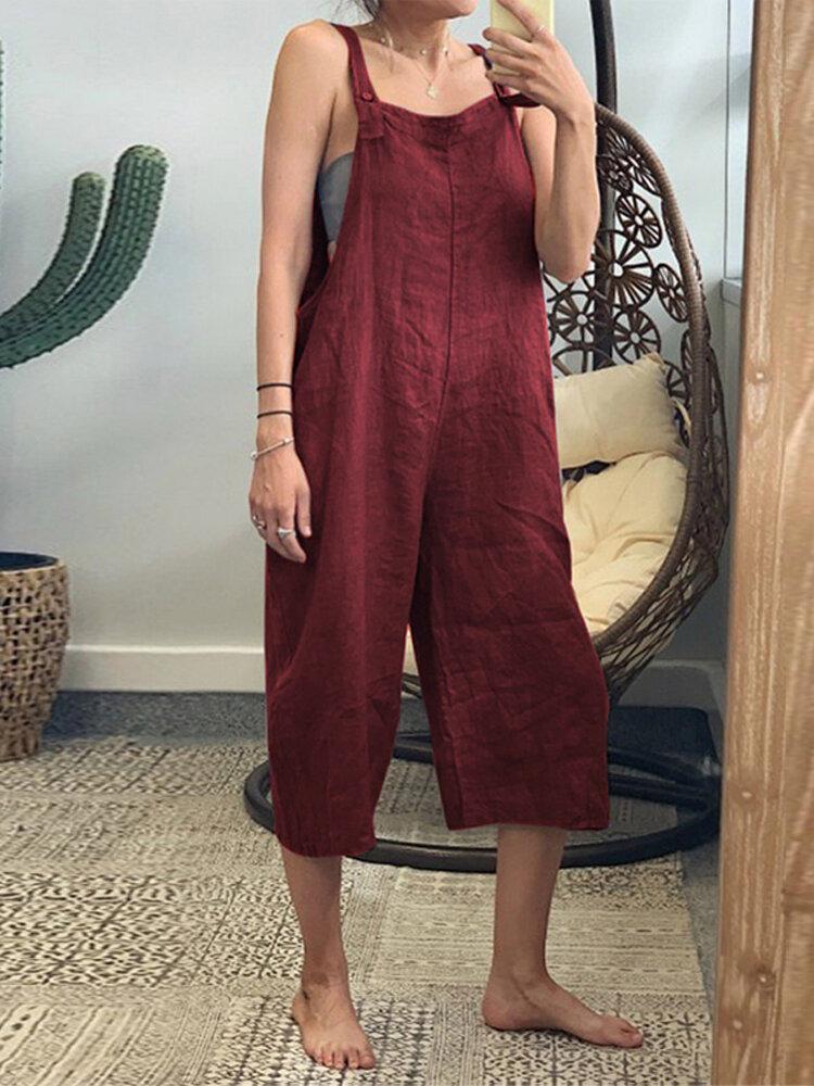 Ailani - Salopette Boho a gamba larga da donna (taglie forti disponibili)