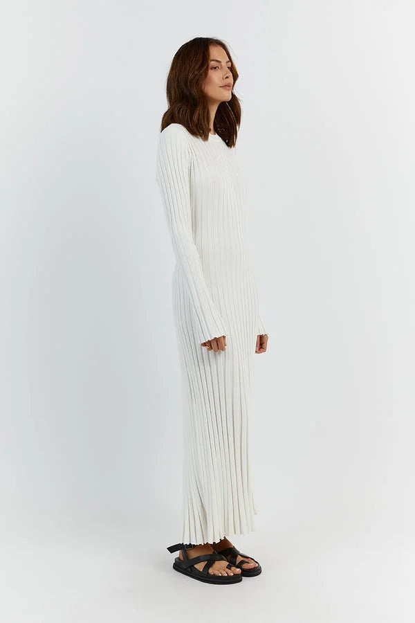Cyra - Women's Ethereal Lines Maxi Dress