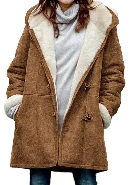 Charlotte - Women's Fleece-Lined Hooded Coat