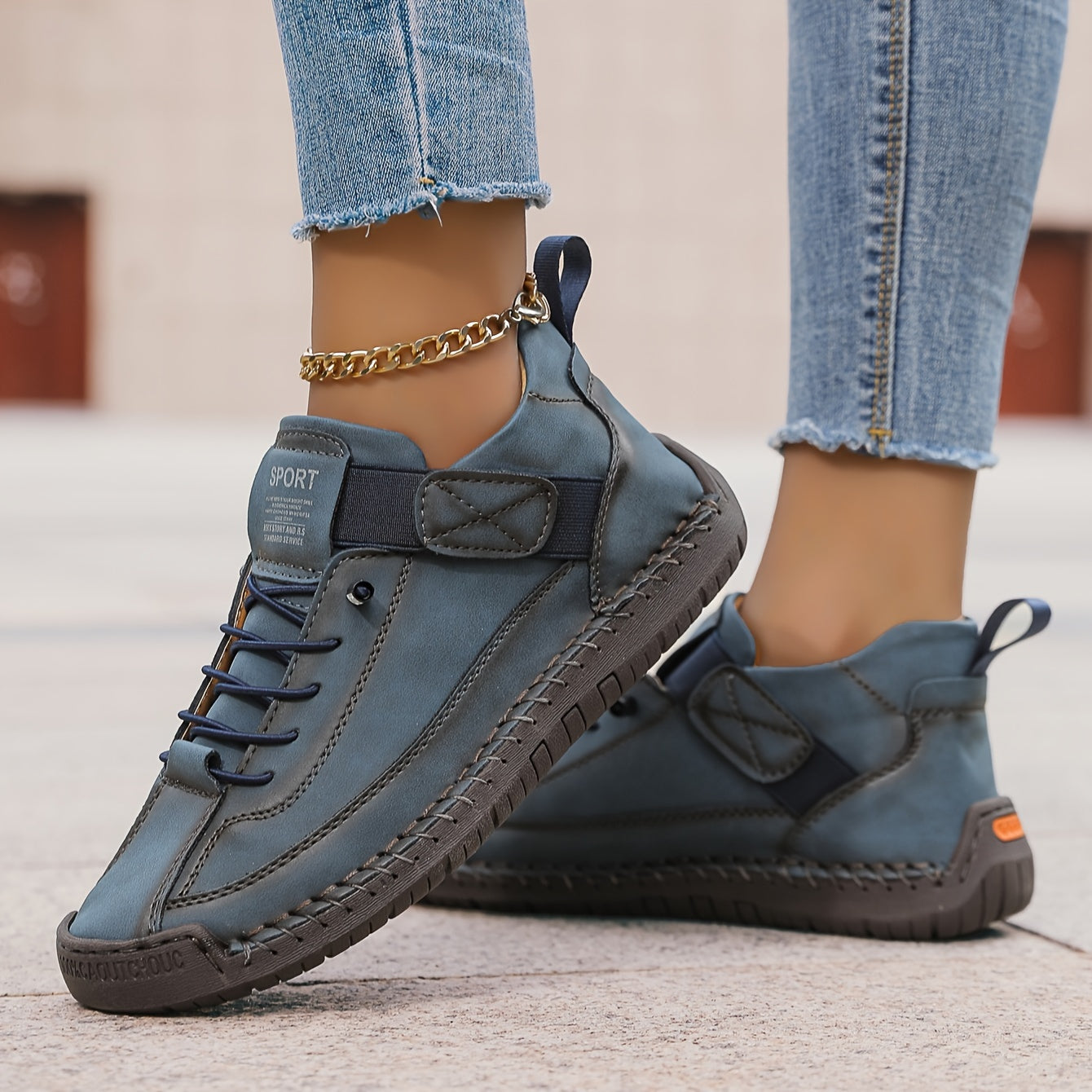Scarpe basse leggere e confortevoli da donna con soletta ammortizzata