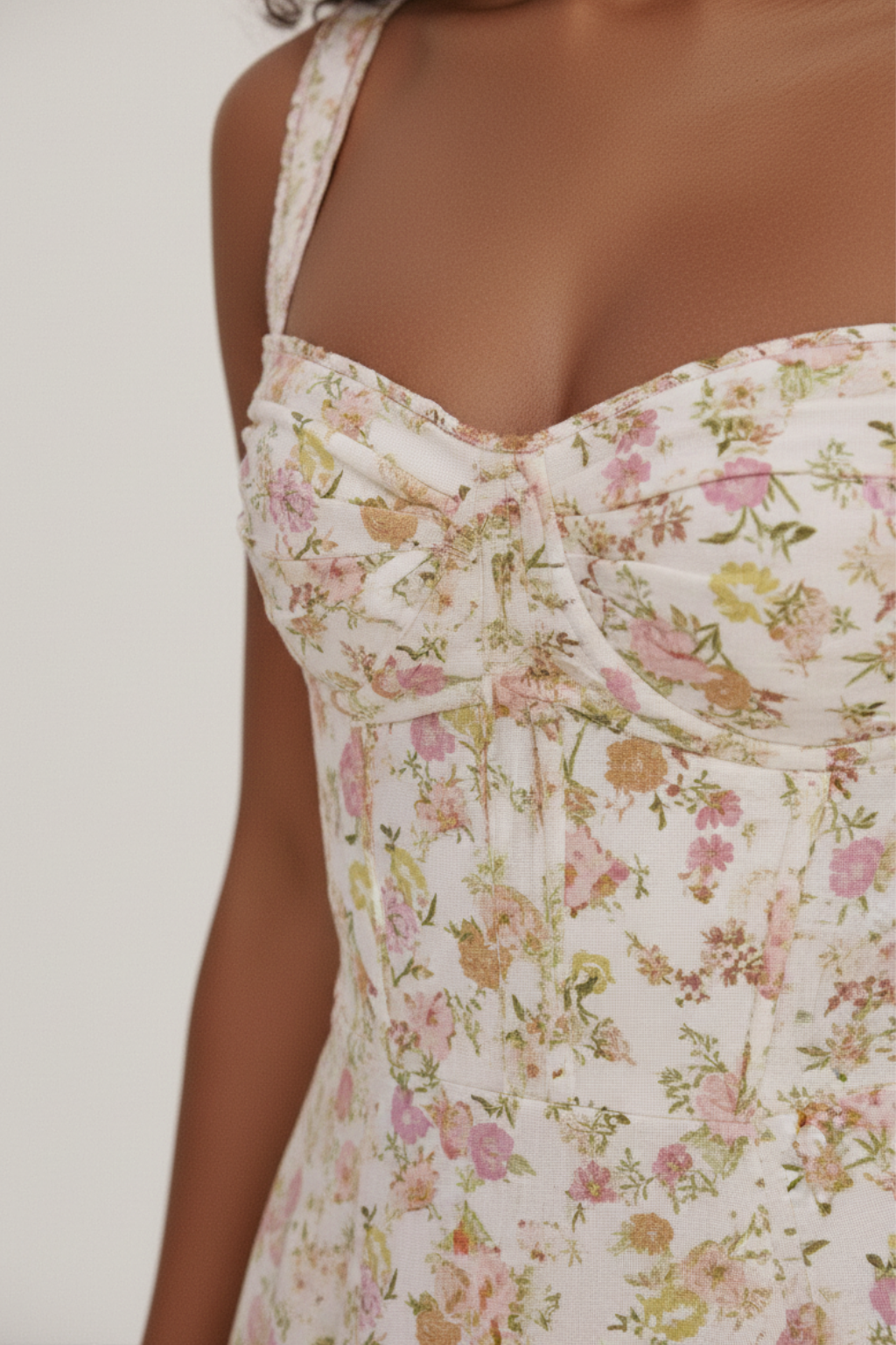 Anika - Vestido largo floral Rosebud para mujer