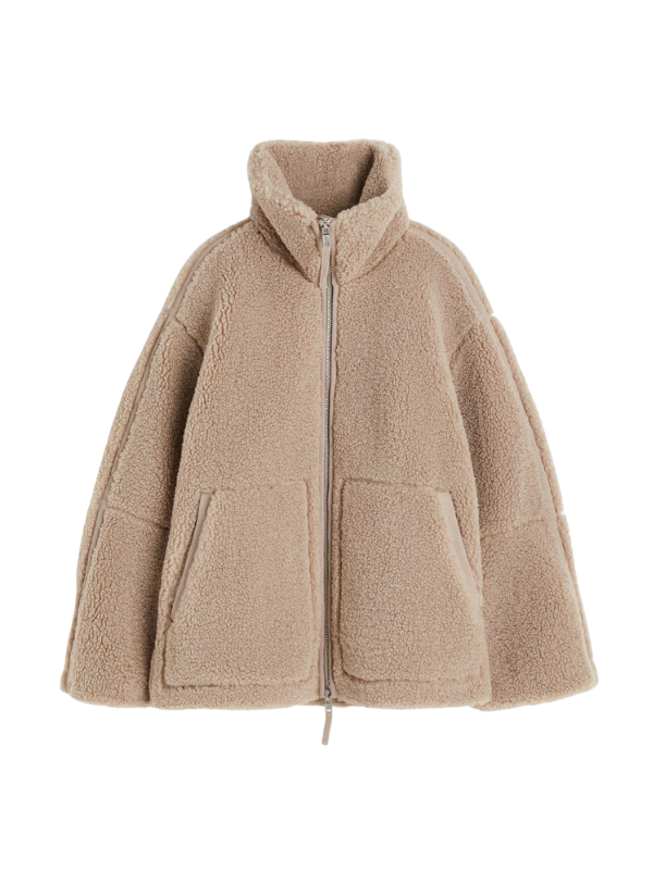 Daphne - Women's Oversized Sherpa Fleece Jacket Ultra-Soft and Stylish for Cold Weather